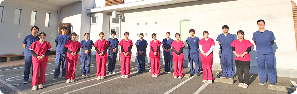 川西市清和台東・清和台動物病院・スタッフ集合写真